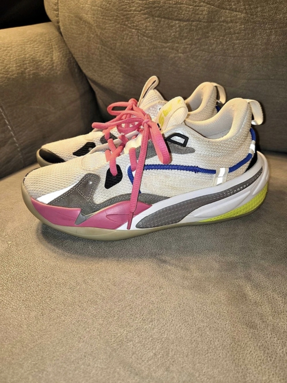 Puma All-Pro Nitro Women's White & Pink US 6.5
